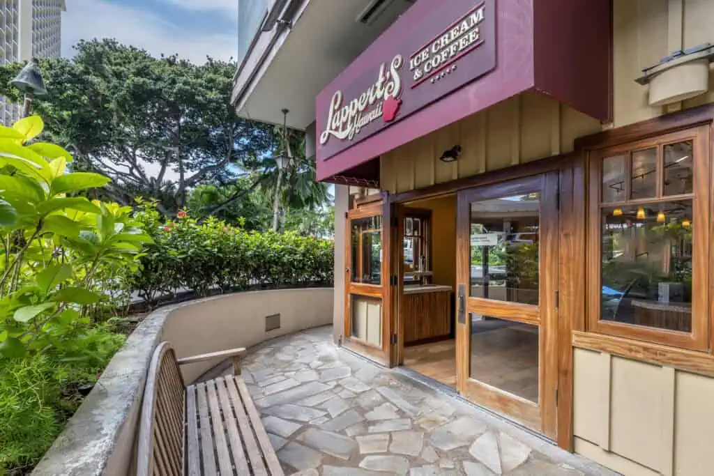 Lappert's ice cream and coffee shop