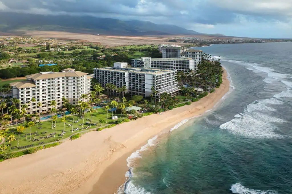Oceanfront resort suites in Maui, Hawaii